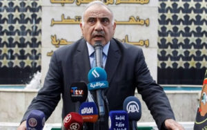 عبدالمهدی: دولت بدون وجود جایگزین کناره‌گیری نمی‌کند