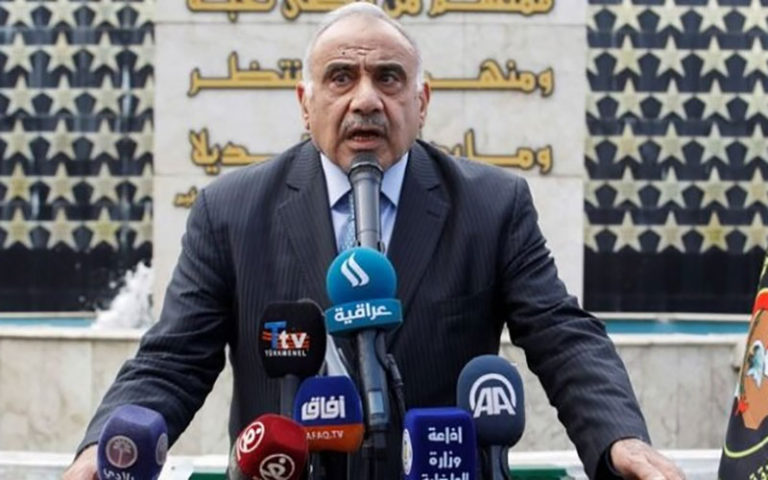 عبدالمهدی: دولت بدون وجود جایگزین کناره‌گیری نمی‌کند