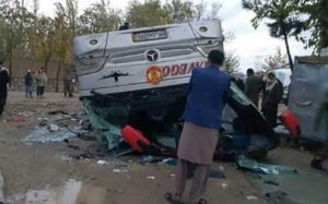 واژگونی مرگبار اتوبوس مسافربری در افغانستان
