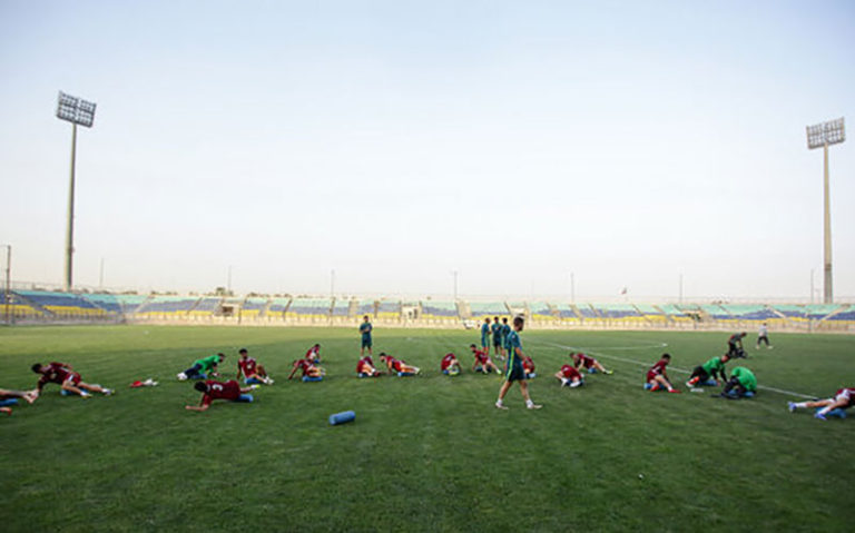 پرسپولیس-دنبال-زمین-تمرین-برای-روزهای-برفی