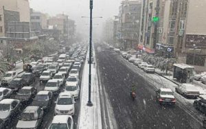 بارش برف و باران در۶استان