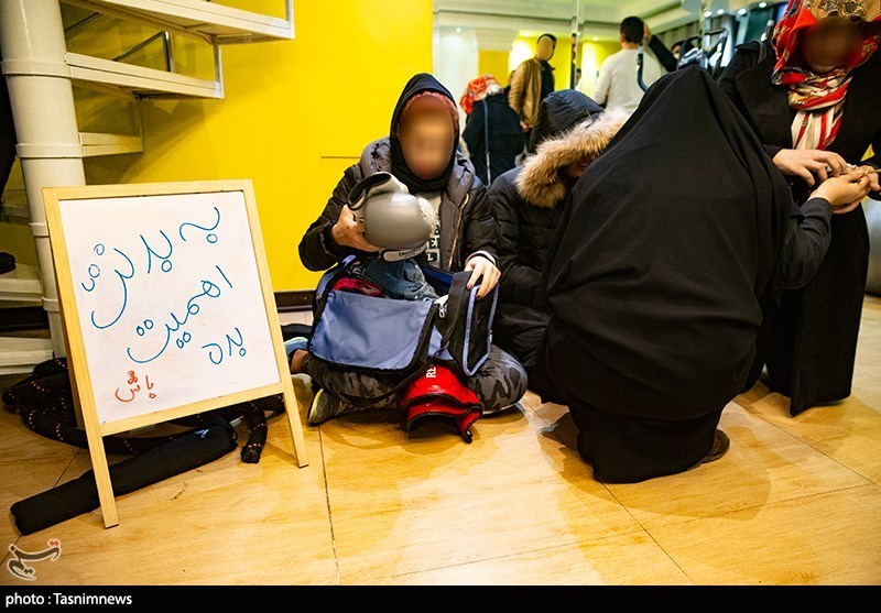 باشگاه ورزشی مختلط در خیابان فرشته پلمب شد/تصاویر