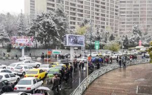 ترافیک سنگین در غرب به شرق و جنوب به شمال بزرگراه‌های پایتخت
