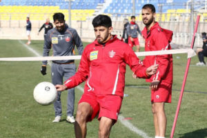 مهدی-ترابی-در-تمرینات-پرسپولیس