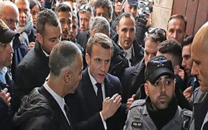 درگیری-لفظی-مکرون-با-پلیس-رژیم-صهیونیستی