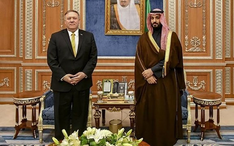 رایزنی-پمپئو-و-بن‌سلمان-پیرامون-ترور-سردار-سلیمانی