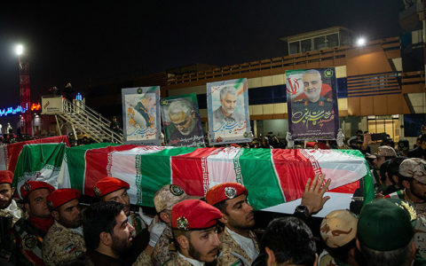 ورود پیکر مطهر سردار سپهبد شهید «قاسم سلیمانی» به میهن