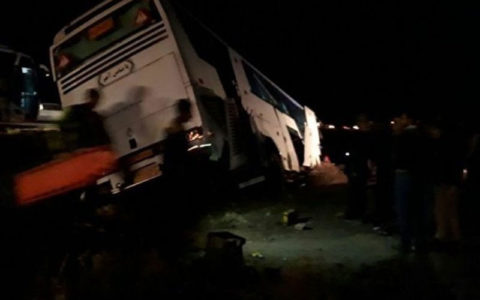  ۷ کشته در واژگونی اتوبوس مشهد - بندرعباس 1 ۷ کشته در واژگونی اتوبوس مشهد - بندرعباس