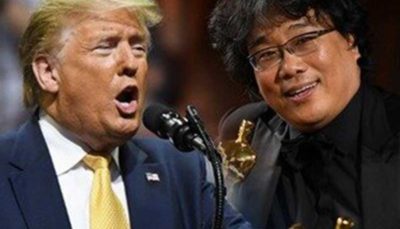انتقاد ترامپ از اعطای جایزه اسکار به کره جنوبی