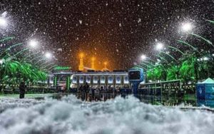 بارش-بی‌سابقه-برف-در-نجف-و-کربلا