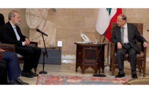 دیدار-لاریجانی-با-رئیس‌جمهور-لبنان