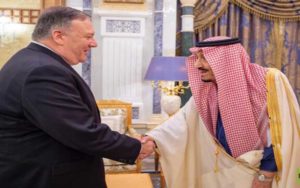 دیدار-پادشاه-عربستان-با-وزیر-خارجه-آمریکا