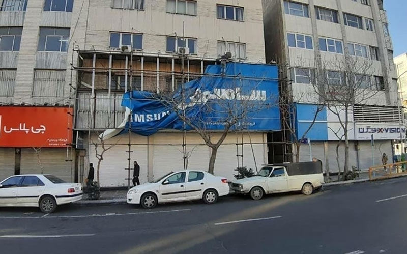 واکنش سامسونگ به تغییر تابلوهایش در ایران