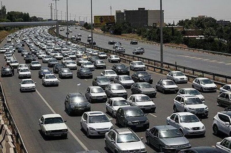 ترافیک سنگین در راه های البرز