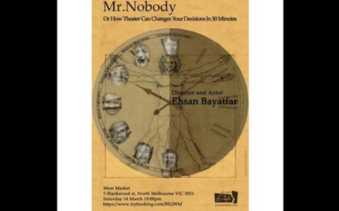 میزبانی استرالیا از «آقای هیچکس» 1 میزبانی استرالیا از «آقای هیچکس» میزبانی استرالیا از «آقای هیچکس» آقای هیچکس, احسان بیات فر, نمایش
