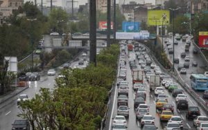 ترافیک-بزرگراه‌های-تهران-در-صبح-شنبه