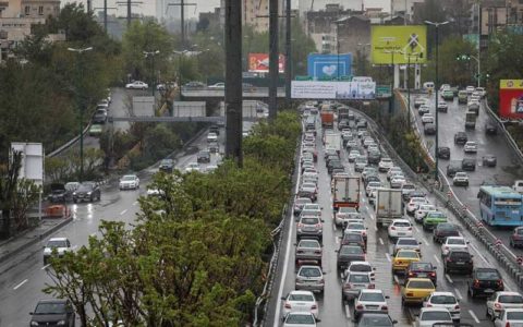 ترافیک بزرگراه‌های تهران در صبح شنبه (تصاویر)