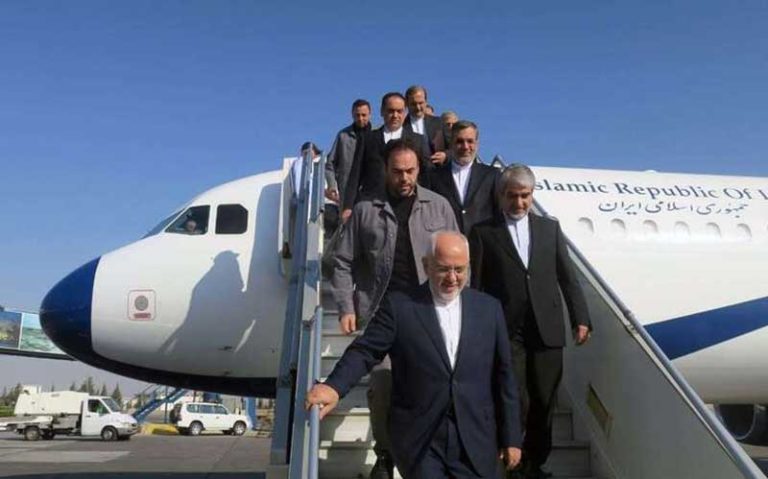 ظریف-وارد-دمشق-شد
