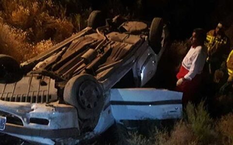  خواب آلودگی راننده در جاده قم حادثه آفرید 1 خواب آلودگی راننده در جاده قم حادثه آفرید
