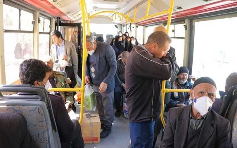 شهروندان-بدون-ماسک-وارد-اتوبوس-نشوند