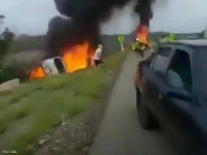 41 کلمبیایی در آتش سوختن