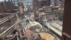 انفجار در کارخانه فولاد ایندیانا