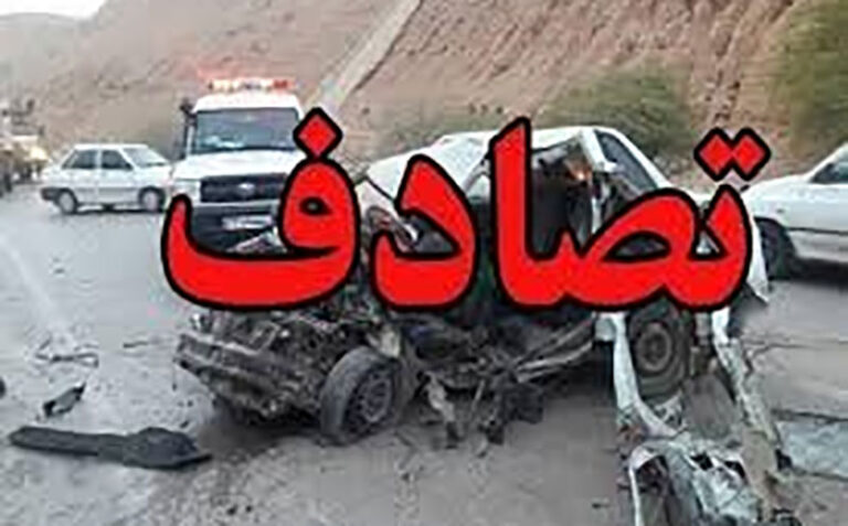 تصادف-دو-خودرو-در-جاده-قم-با-۵-مصدوم