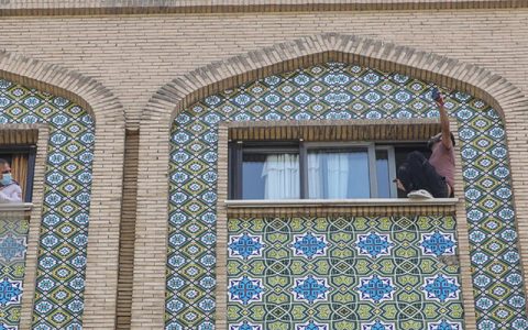 اقدام به خودکشی در هتل فردوسی/تصاویر