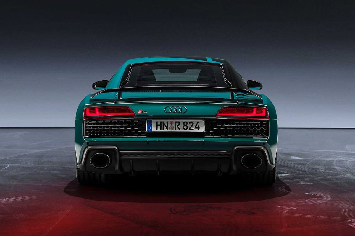 audi r8 green hell edition rear 800