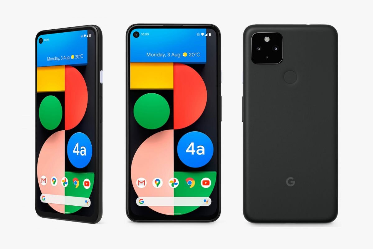 google pixel 4a 5g renders
