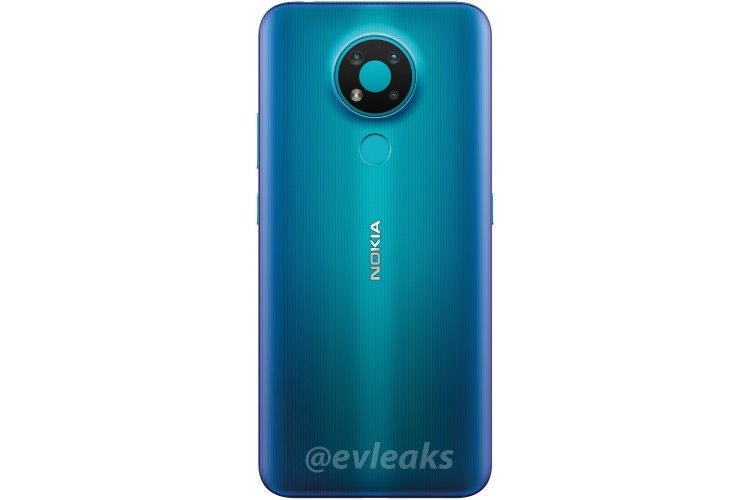 nokia 3.4 render blue color