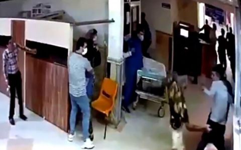 اراذل و اوباش به بیمارستان پورسینا رشت