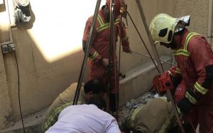 سقوط-مرد-جوان-در-داخل-چاه-35-متری