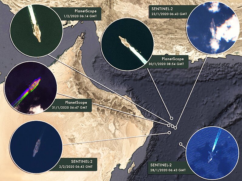 ناوهای آمریکایی در تیررس جدیدترین موشک بالستیک سپاه / تصاویر