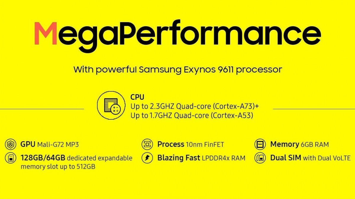 مشخصات سختافزاری و طراحی گلکسی ام 31 پرایم فاش شد galaxy m31 prime specs