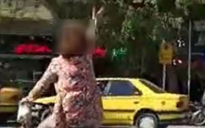 بازداشت-زن-دوچرخه-سوار-که-در-نجف-آباد-کشف-حجاب-کرده-بود