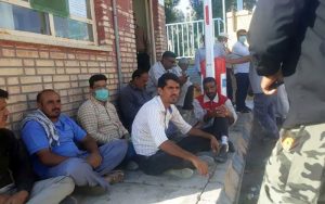 کارگران-آبفا-بندر-امام-دست-به-تجمع-زدند