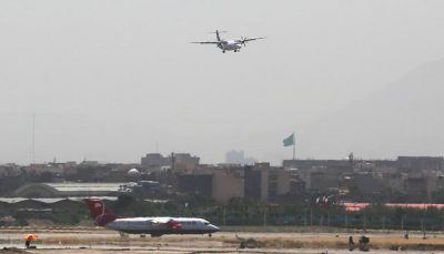 لحظه شعله ور شدن موتور هواپیمای ATR تهران-دزفول / فیلم