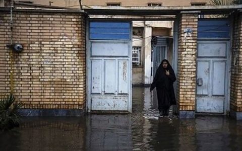 اعتراض و گلایه‌ها بعد از فروکش کردن آب در سربندر خوزستان / فیلم