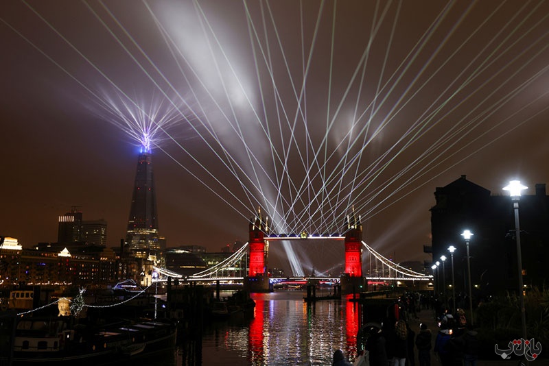 عکس های دیدنی از مراسم آتش بازی در لحظه تحویل سال 2021