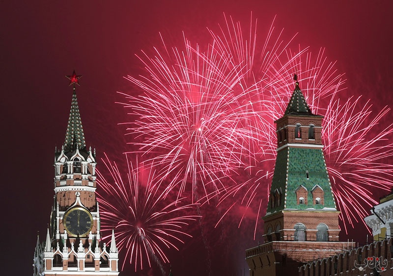 عکس های دیدنی از مراسم آتش بازی در لحظه تحویل سال 2021