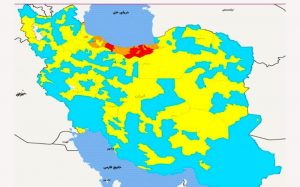 تازه‌ترین-رنگ‌بندی-کرونا-در-استان‌ها