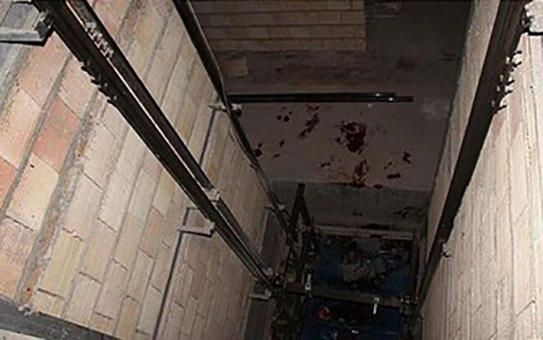 سقوط-در-چاله-آسانسور-آپارتمانی-در-پاسداران