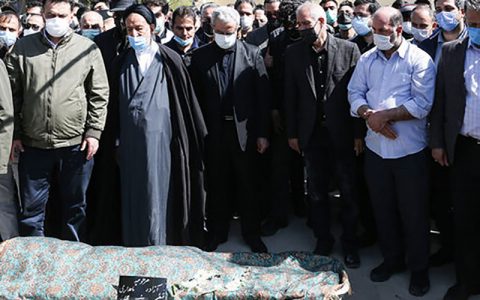آزاده نامداری به خاک سپرده شد