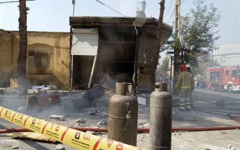 انفجار کپسول گاز با یک مصدوم در اصفهان
