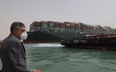 بسته شدن کانال سوئز