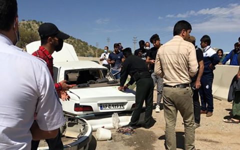 تصادف مرگبار در منطقه گردشگری سرنجکل یاسوج