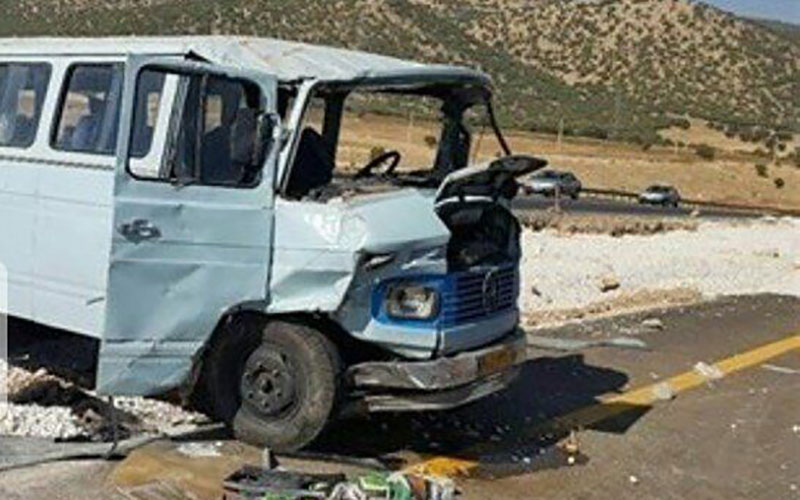 حادثه رانندگی در فولاد شهر اصفهان ١٢ مصدوم داشت