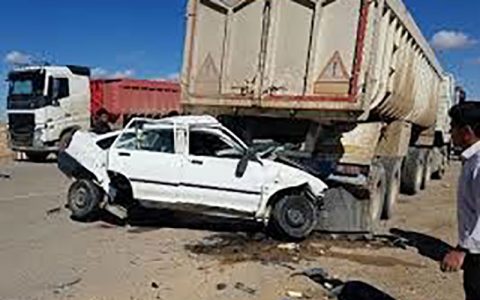 مرگ ۴ عضو یک خانواده در تصادف مرگ ۴ عضو یک خانواده در تصادف