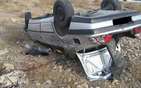 واژگونی خودرو در جاده اصفهان به نایین ۶ مصدوم داشت واژگونی خودرو در جاده اصفهان به نایین ۶ مصدوم داشت